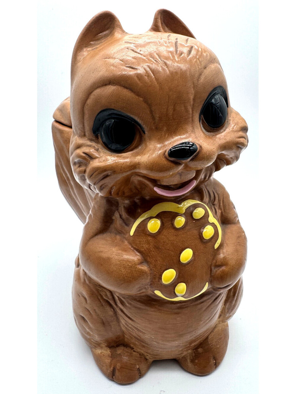 Vintage Twin Winton Squirrel COOKIE NUT Cookie Jar San Juan Capistrano CA USA